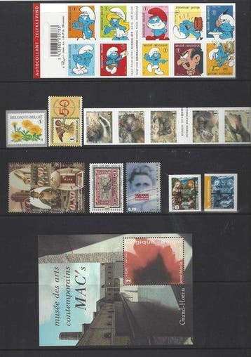 Belgique 2008 - lintégralité de lannée de parution