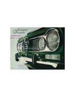 1966 ALFA ROMEO GIULIA SUPER BROCHURE ENGELS, Ophalen of Verzenden