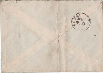 Japon - 1922 Lettre Japon  France via l’Amérique,