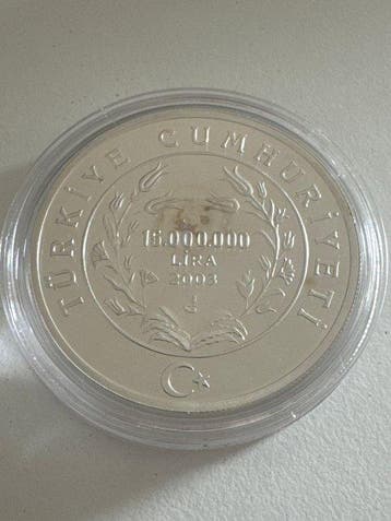 Turkije. 15.000.000 Lira 2003, Fifa World Cup 2006, 31,47g