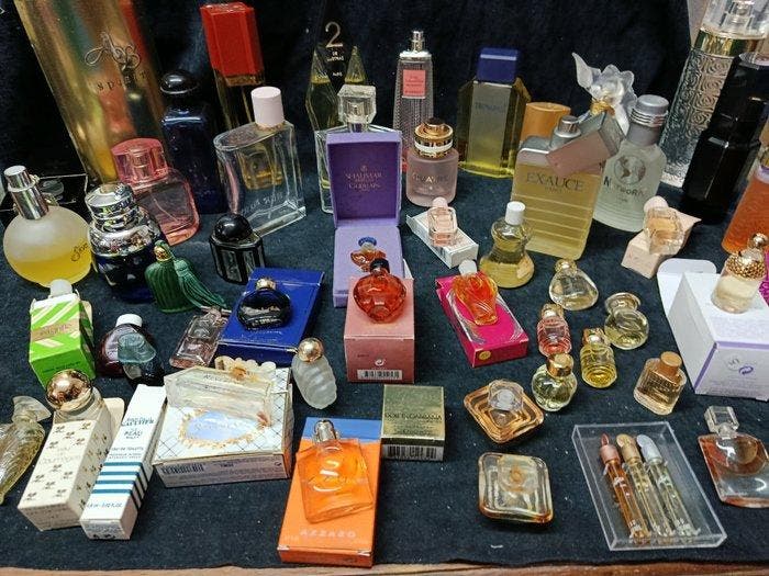Parfumfles (53) - Glas, Antiquités & Art, Antiquités | Verre & Cristal