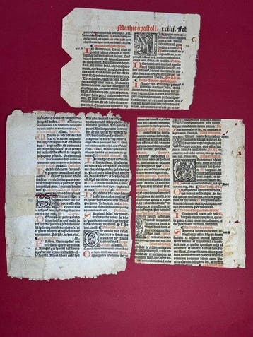 Unkown - 16th Century Missal Leaves - 1550