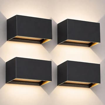 4 Appliques Murales LED IP65 - Retour client - 60% de remise, Verzenden, Nieuw