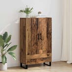 vidaXL Highboard met lade Oud Hout Bewerkt hout, Huis en Inrichting, Kasten | Dressoirs, Verzenden, Nieuw