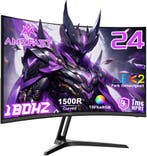Gaming Monitor - Beeldscherm computer - 24 inch - Curved - 1, Verzenden, Nieuw