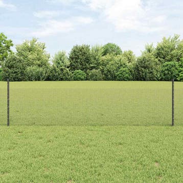 vidaXL Gelast Draadhek met Paal 10 x 0,5 m (B x H), Tuin en Terras, Verzenden, Nieuw