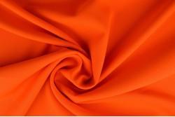 15 meter texture stof - Donker oranje - 150cm breed, Verzenden, 120 cm of meer, Oranje, Polyester
