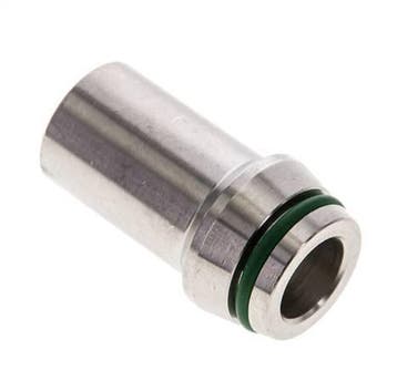 20x3.5mm Acier inoxydable droit avec embout à souder 400 bar, Verzenden