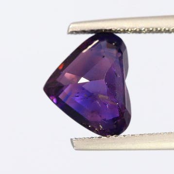 Paars Saffier - 4.27 ct - Asian Institute of Gemological, Nieuw