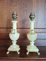 Lamp (2) - Verguld messing