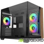Cooler Master Elite 481 Wood Black, Verzenden, Nieuw