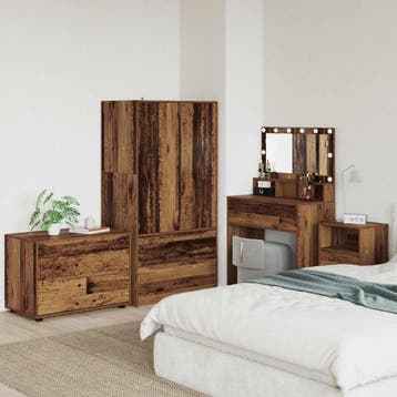 vidaXL Opbergkast 80 x 48 x 57 cm Bewerkt hout Oud Hout, Verzenden