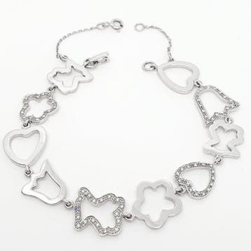 Tous - Armband - Ares - 18 karaat Witgoud - 0.53ct. tw., Nieuw