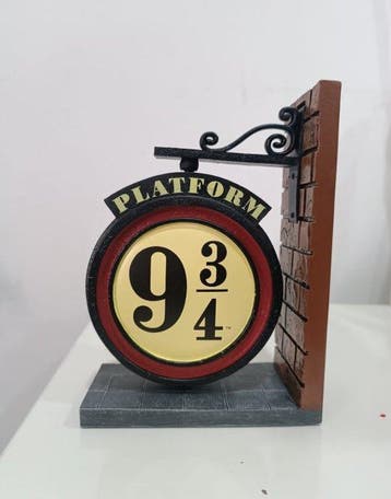 Harry Potter - - Film rekwisiet Resin-edition Platform 9 3/4, Nieuw