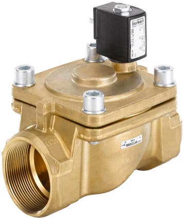 G2'' Messing 24VDC Magneetventiel Burkert 6281 221966, Verzenden, Nieuw