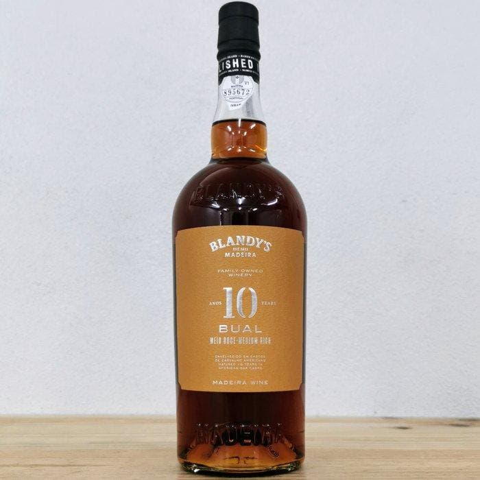 Blandys 10 Years Old Bual - Madeira DOC - 3 Flessen (0.75, Verzamelen, Wijnen