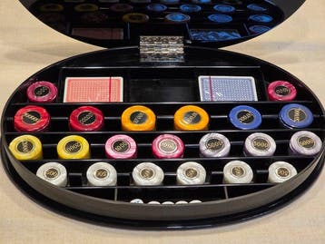 Speelkaarten - Antico Set da Gioco delle Carte con Fish -