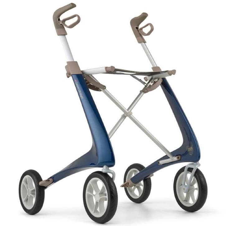 By ACRE Carbon ultralight rollator Wide - Blauw, Divers, Déambulateurs, Enlèvement ou Envoi