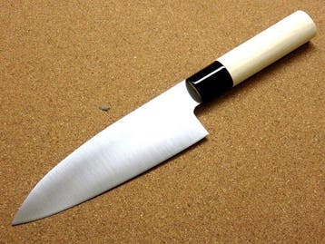 Japanese Masamune Kitchen Deba Knife 155mm 6 inch Nashiji