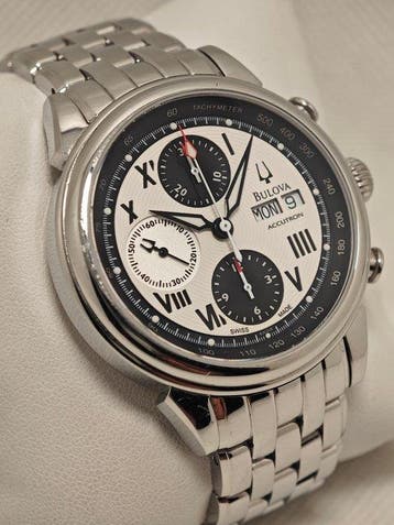 Bulova - Bulova Accutron Gemini Panda Valjoux 7750 -, Bijoux, Sacs & Beauté, Montres | Hommes