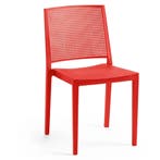 Stoel | Kunststof | Rood | In-/Outdoor | 450x540x830(h)mm, Zakelijke goederen, Verzenden, Nieuw in verpakking