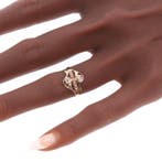 Ring - 18 karaat Roségoud, Geel goud Diamant (Natuurlijk) -, Nieuw