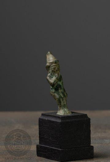 Égypte ancienne, période tardive Bronze Statuette en bronze
