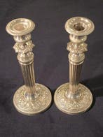 Kaarsenhouder (2) - Verguld messing
