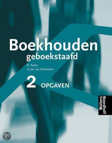 Opgaven 2 Boekhouden geboekstaafd - van Vlimmeren, Verzenden, Nieuw