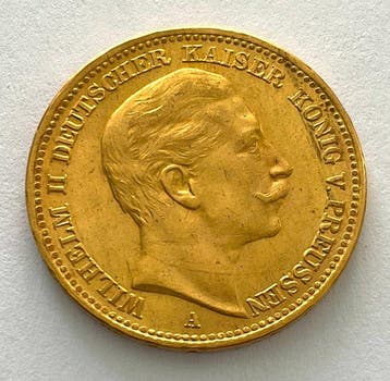 Duitsland, keizerrijk Wilhelm II. 20 Mark 1904 A, Postzegels en Munten