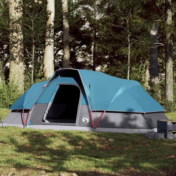 vidaXL Koepeltent 9-persoons waterdicht blauw, Verzenden, Nieuw