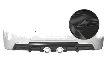 Achterskirt voor VW Golf 6 R HA268-C, Verzenden