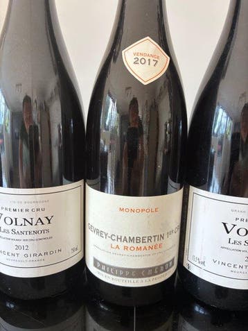 2012 x 2 Vincent Girardin Volnay Les Santenots & 2017, Collections