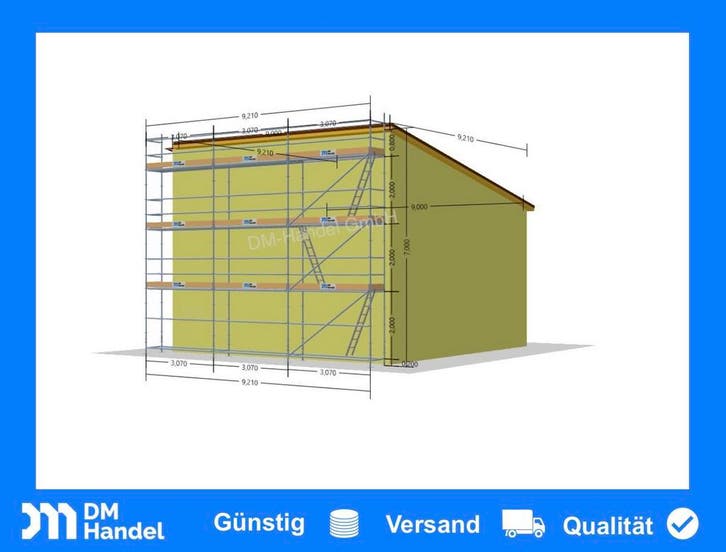 75m2 échafaudage multidirectionnel steiger avec livraison, Bricolage & Construction, Échafaudages, Neuf, Envoi