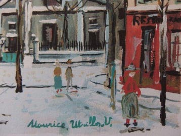 Maurice Utrillo (1883-1955) - LEglise Saint Pierre de, Antiek en Kunst