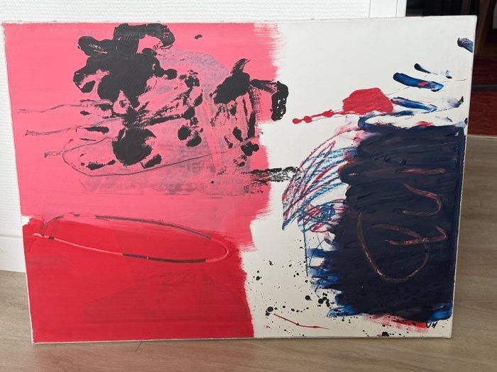 Victor Hasch (1945-2012) - Andy Warhol, composition, Antiquités & Art, Antiquités | Autres Antiquités