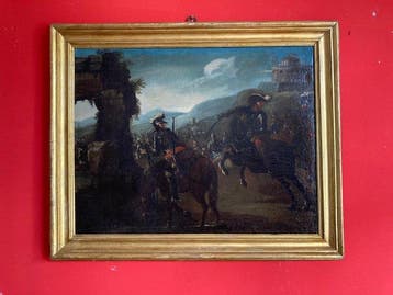 Girolamo Cenatiempo (act.c.1705-1741) - Assedio di