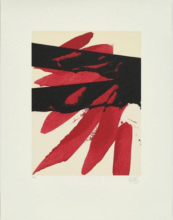 Luis Feito (1929-2021) - Untitled 9, Antiek en Kunst, Kunst | Designobjecten