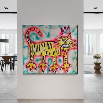 Timo Wedell - Whiskered Dynasty - XL- Basquiat Style