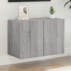 vidaXL Tv-meubel wandgemonteerd 60x30x41 cm grijs sonoma, Verzenden, Nieuw