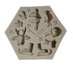 Kerst Siliconen Fondant Mal Chocolade Zeep Kaarsen Maken, Verzenden, Nieuw