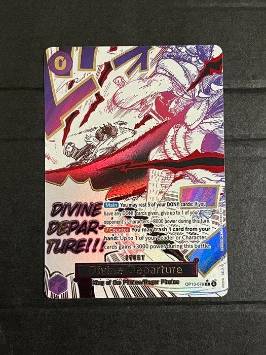 Bandai - 1 Card - One Piece - Divine Departure OP13-076, Hobby & Loisirs créatifs, Jeux de cartes à collectionner | Autre