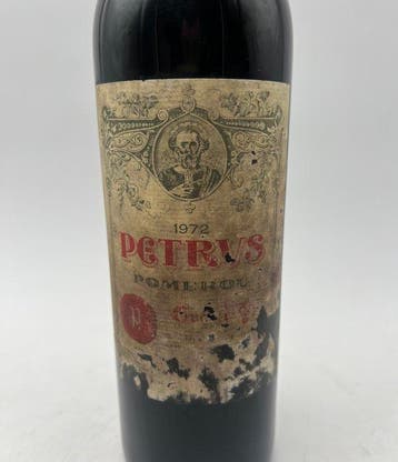 1972 Petrus - Bordeaux, Pomerol - 1 Bouteille (0,75 l), Verzamelen, Nieuw