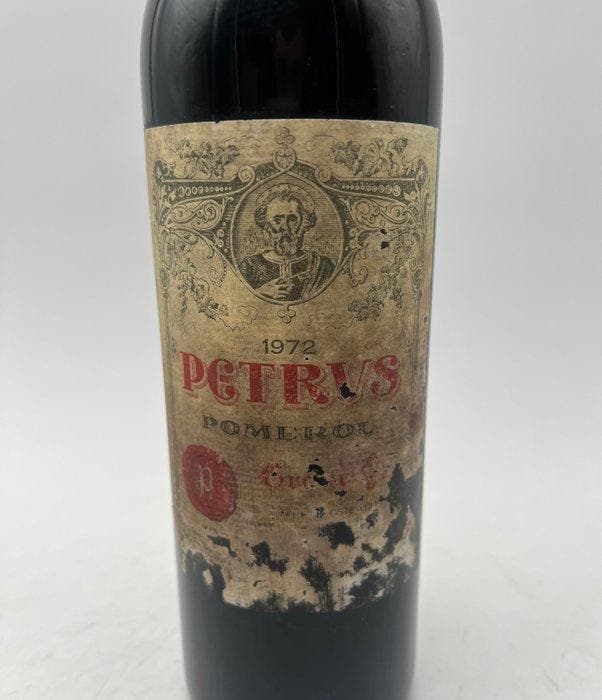 1972 Petrus - Bordeaux, Pomerol - 1 Bouteille (0,75 l), Verzamelen, Wijnen