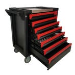 7 laden gereedschapswagen incl. gereedschap - 201-delig, Ophalen of Verzenden