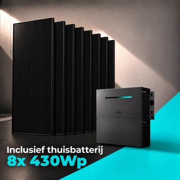 Zonnepanelen Pakket 8x 430, Ophalen of Verzenden, Nieuw