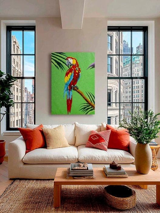 Claudio Conde - Descanso en la rama - XL, Antiek en Kunst, Kunst | Schilderijen | Modern