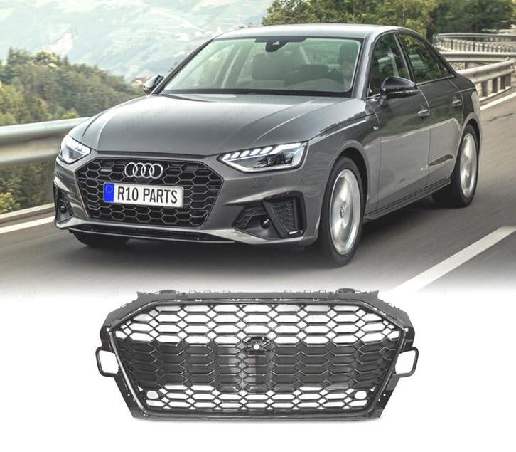 GRILLE AUDI A4 B9 20- LOOK S LINE NOIR BRILLANT, Autos : Pièces & Accessoires, Carrosserie & Tôlerie, Envoi
