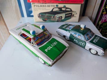 Ichiko - Voiture jouet en étain - Polizei-Auto - 1960-1970 -