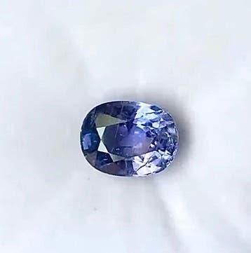 1 pcs Blauw Saffier - 6.93 ct - Gem research Swiss Lab (GRS)